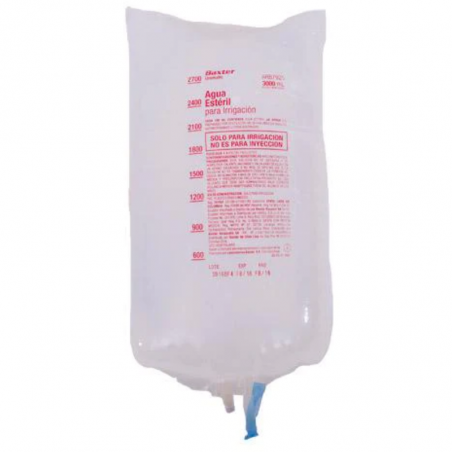 Agua estéril para irrigación uromatic cloruro sodico 0,9% 3000 ml 4 unidades