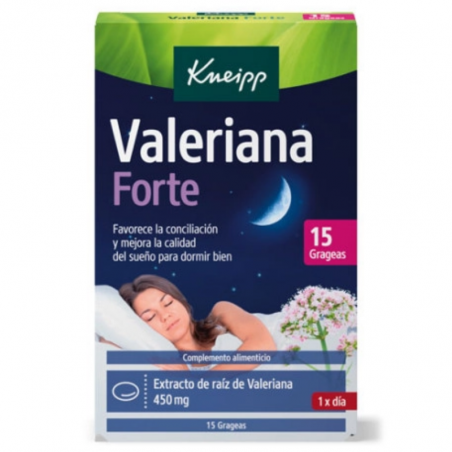 Valeriana kneipp forte 15 grageas