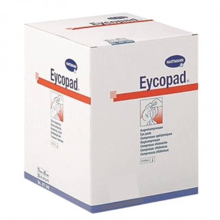 Aposito oftalmico no esteril eycopad 56 x 70 caja 50 ud