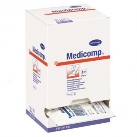 Compresa medicomp esteril 5x5 40 sobres 5 ud