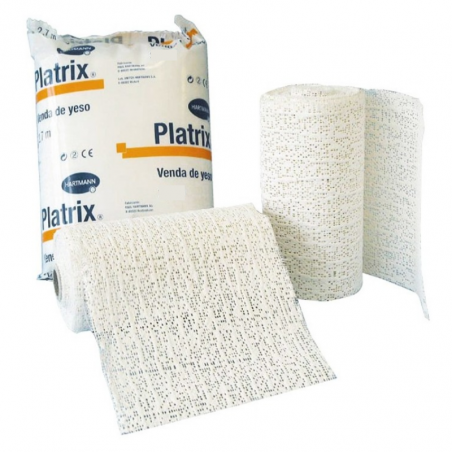 Venda yeso platrix 2.7 m x 5 cm bolsa 2 ud