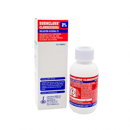 Clorhexidina 2% acuosa Bohmclorh 60ml tapón rosca