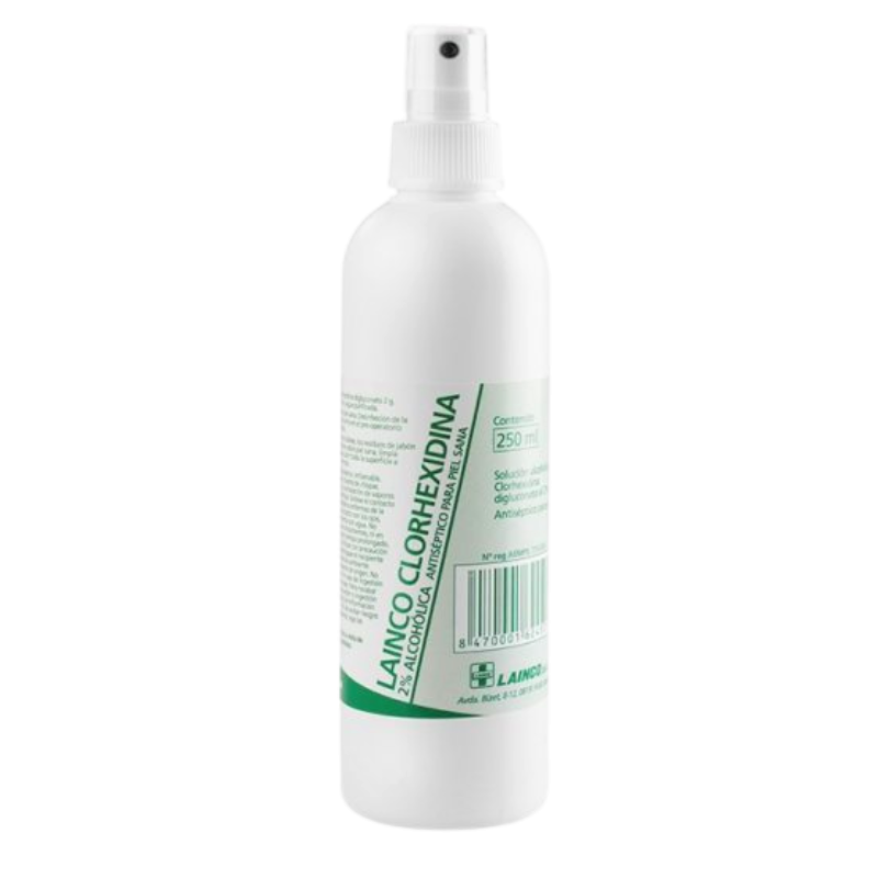 Clorhexidina spray alcohólica 2% Lainco 250 ml 1 ud