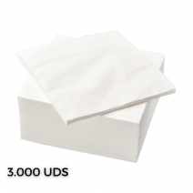 Servilletas 33x33 cm 2 capas 30 cajas de 100 uds (3.000 servilletas)