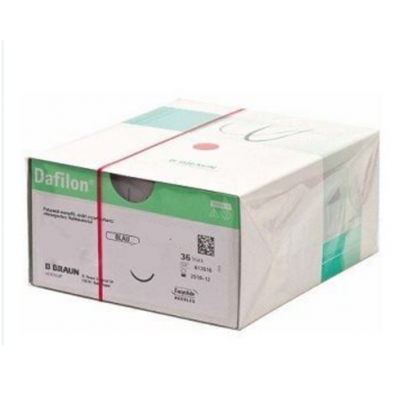 Sutura dafilon blue 6/0 ds12 ref: c0934061 caja 36 uds