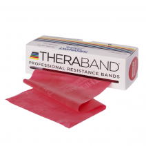 Banda resistencia thera-band 14,5cmx1,5m rojo medio ref:tbe01502 1 ud