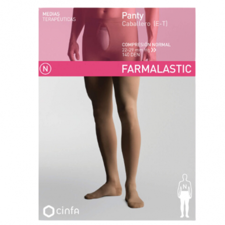 Farmalastic panty compresión fuerte caballero talla grande
