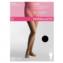 Farmalastic panty compresión normal 140 negro grande