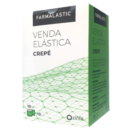 Farmalastic venda elástica crepe 10 m x 10 cm 1 ud