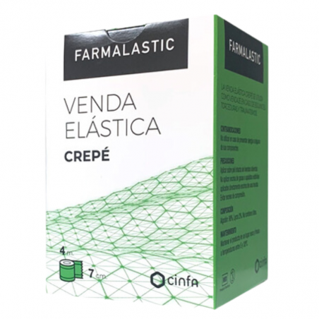 Farmalastic venda elástica crepe 4 m x 7 cm 1 ud