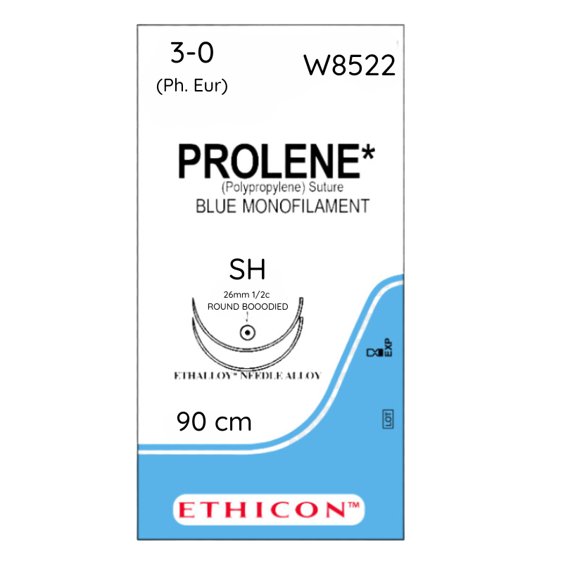 Sutura prolene 3/0 ref: w8522 caja 12 uds