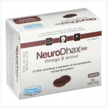 Neurodhax 550 mg 80 cápsulas