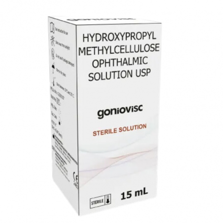 Goniovisc solución oftálmica hidroxipropilmetilcelulosa 2,5% ref:cg-goniovisc2.5 1 ud