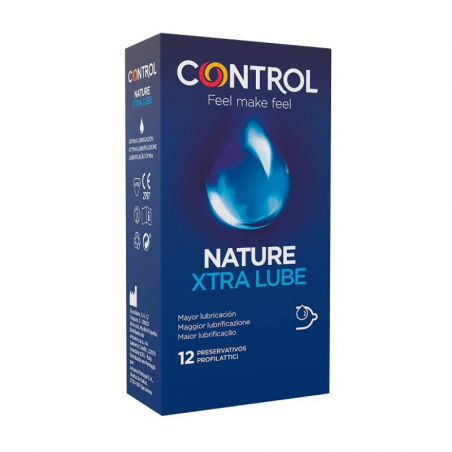 Control nature adapta xtra lube preservativos 12 uds