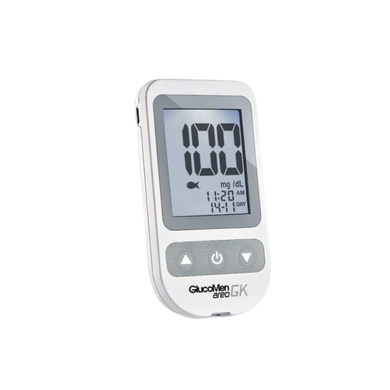 Medidor glucosa y cuerpos cetonicos glucomen areo gk meter