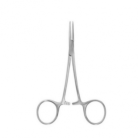 Pinza halsted mosquito recta sin dientes 12 cm ref: 06-110