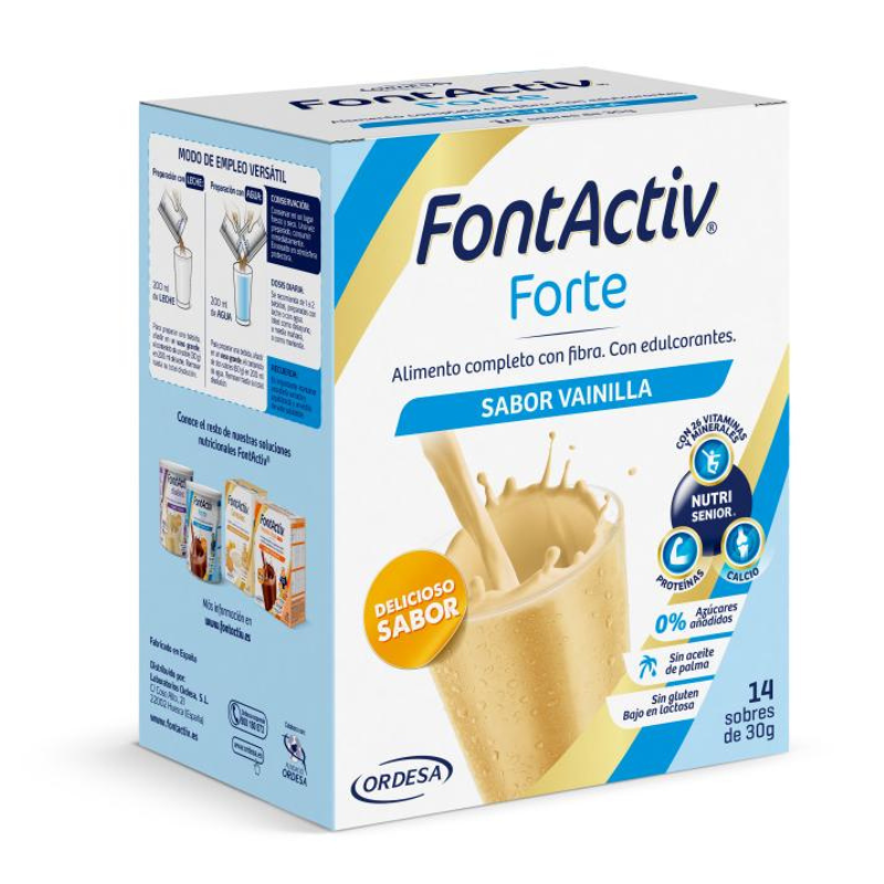 Fontactiv Forte Vainilla 14 Sobres de 30gr