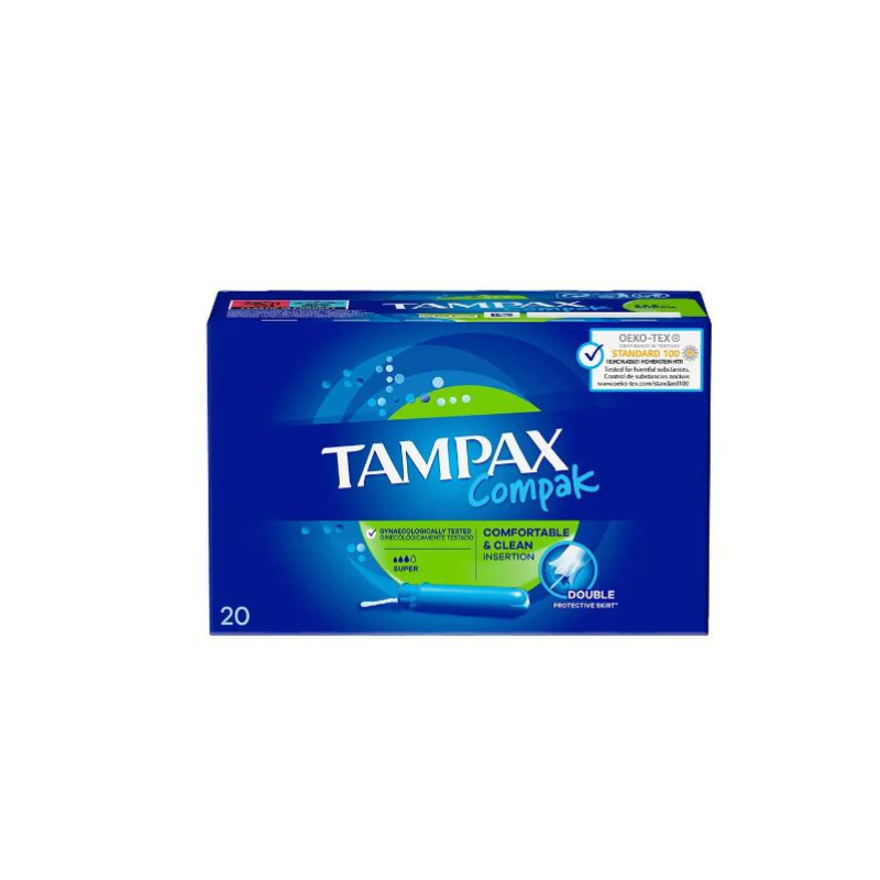 Tampax compak super 20 tampones