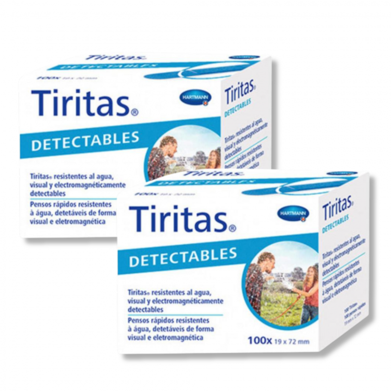 Tiritas azules detectables hartmann Pack 2 cajas de 100 ud