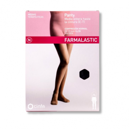 Farmalastic panty compresión normal 140 Negro extra grande