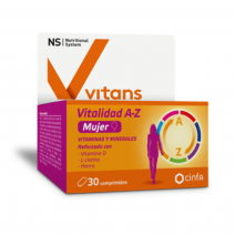 NS Vitans Vitalidad A-Z Mujer 30 comprimidos