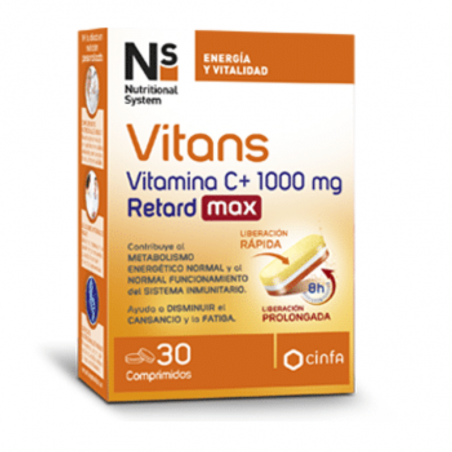 NS Vitans Vitamina C+ 1000 mg Retard Max 30 comprimidos