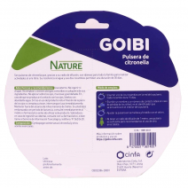 Goibi Antimosquitos Pulsera Citronella Negra 1ud