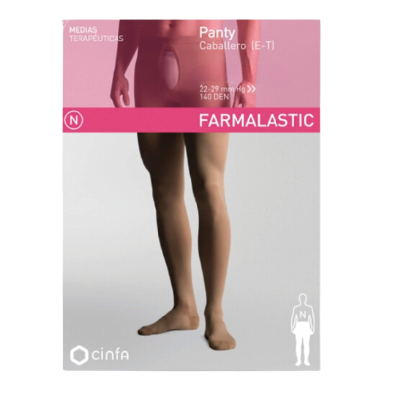 Farmalastic panty caballero compresión fuerte talla pequeña 1 ud