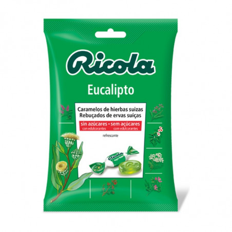 Ricola bolsa caramelos s/azucar eucalipto 70 g