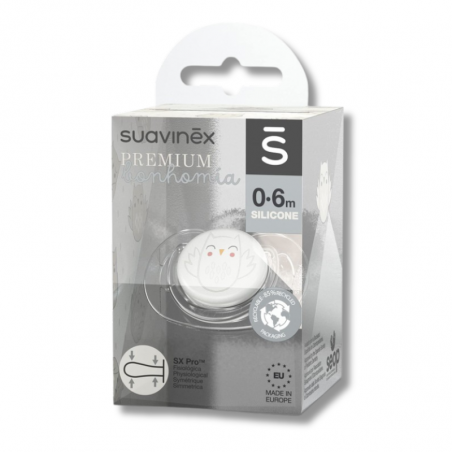 Suavinex chupete tetina silicona Premium 0-6 meses