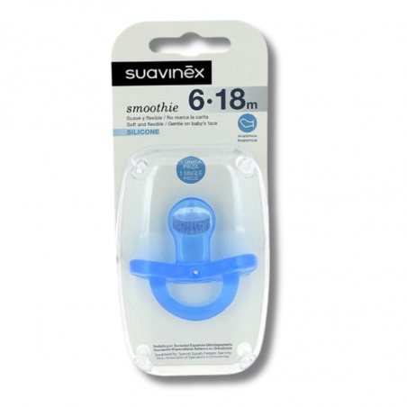 Suavinex chupete todo silicona 6-18 meses tetina anatómica