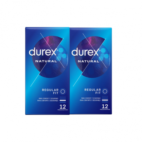 Durex naturalpreservativos ( 2 cajas 12 preservativos)