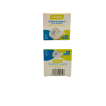 Esparadrapo de tela blanco borde zigzag 1,25cm x 5cm Lisubel 1 ud