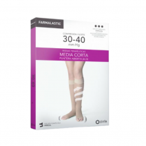 Farmalastic media corta (a-d) compresión fuerte puntera abierta talla grande