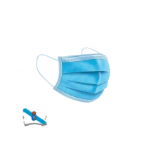 Mascarilla quirurgica tipo IIR azul de 3 capas ref: VP1 antivaho caja 50 uds