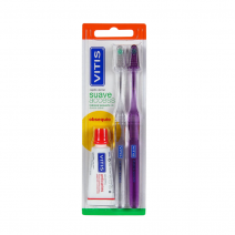 Vitis cepillo dental access suave duplo