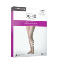 Media larga farmalastic compresión fuerte talla 3