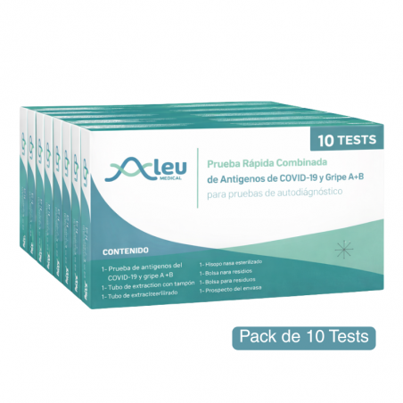 Pack-10-Test-Combinado-COVID-19-y-Gripe -A+B – Autodiagnóstico-de-Antígenos