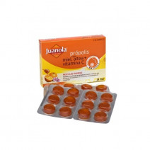 Juanola pastillas propolis miel naranja 24 uni