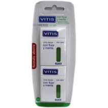 VITIS CINTA DENTAL CON FLUOR Y MENTA 50M DUPLO