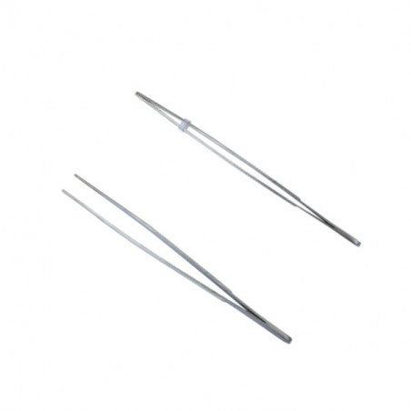 Pinza disección s/dientes 11cm recta Salunatur 1 ud