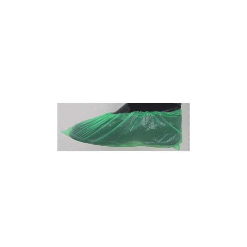 CALZA DE PLASTICO VERDE BOLSA 100 UD