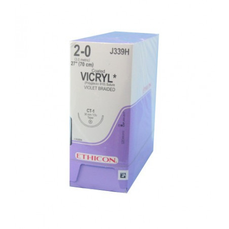 SUTURA VICRYL 2/0 C/A C/36 UDS