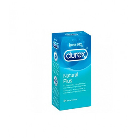 DUREX EASY NATURAL PLUS 24 PRESERVATIVOS