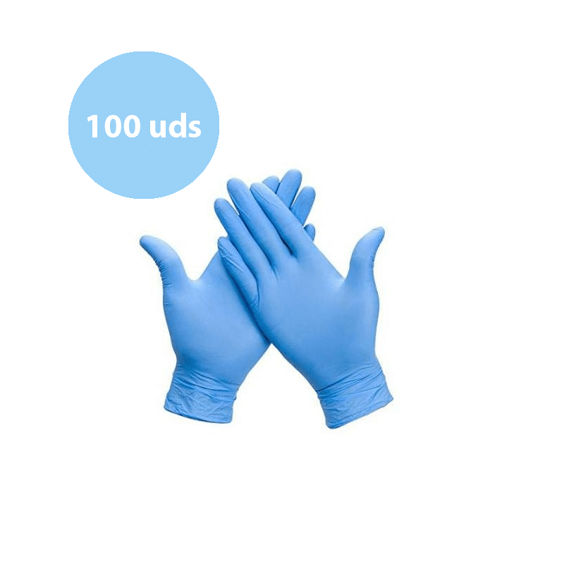 Guantes desechables de nitrilo