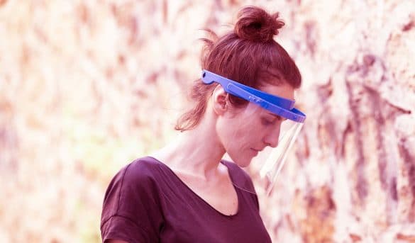 Pantallas faciales transparentes de prevención de coronavirus